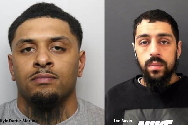Kyle Darius Sterling and Lee Bavin - The ringleaders of a Bradford-based county lines gang that plagued Harrogate with crack cocaine and heroin have been jailed for a total of 17 years. (Picture contributed)