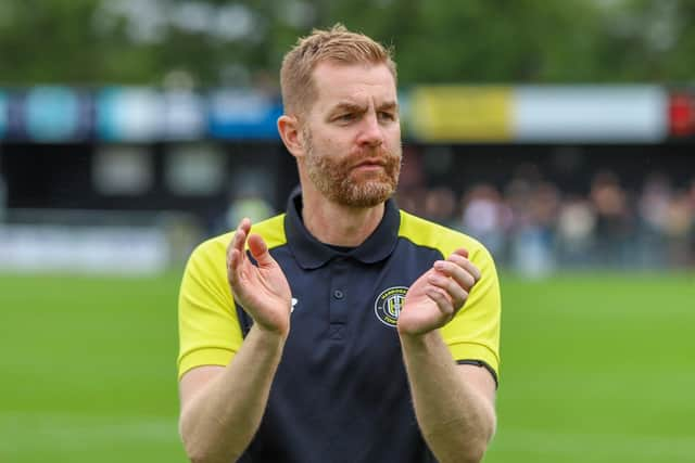 Harrogate Town manager Simon Weaver. Picture: Matt Kirkham