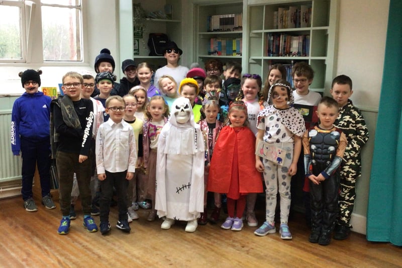 Pupils at Kettlesing Felliscliffe Primary School dressed up as their favourite book characters