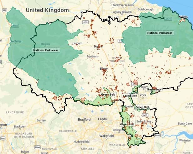 Potential development sites submitted so far to the council.  Image: North Yorkshire Council.