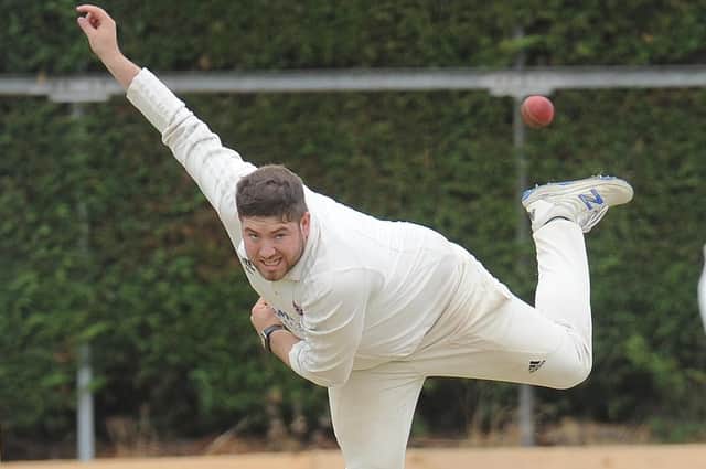 Ryan Heptinstall and his Bilton CC team-mates suffered their first defeat of the season on Saturday. Picture: Steve Riding