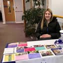 Kirsty from MIND’s outreach service at Ripon library.