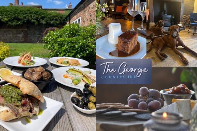 The George Country Inn is located in Wath, Ripon. A traditional pub serving warm hearty classics with log fires and a warm ambience.