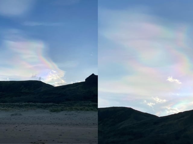 Karen Devonport took these while walking dogs on the beach at Cattersty Sands in Skinningrove.