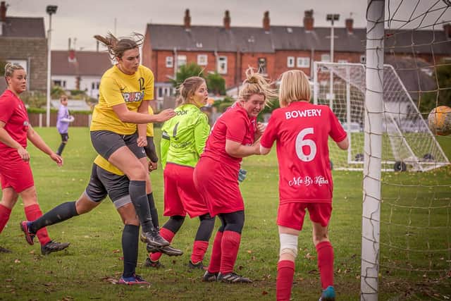 Sunday's mauling of Wakefield Owls leaves Knaresborough Town Women top of the table with five wins from five matches so far this term.