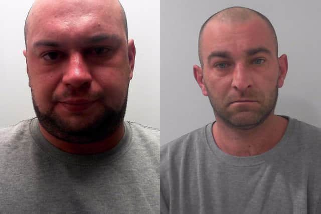 Vitalijus Koreiva (left) and Jaroslaw Rutowicz (right) have been jailed following the death of a man in Harrogate