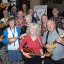 Harrogate Spa Town Ukes are supporting their charity partner, Saint Michael's Hospice, with all collections and donations made at their regular concerts and private events going to the hospice