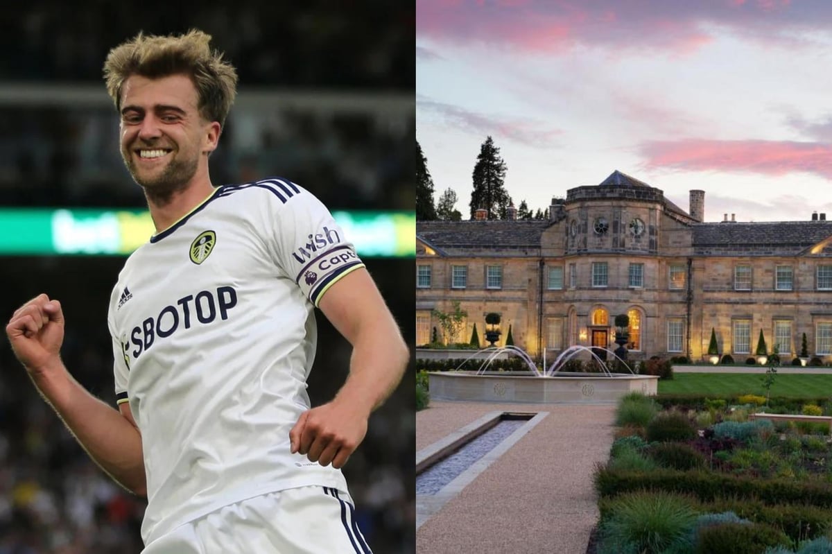 Leeds United footballer Patrick Bamford gets married at luxurious Grantley Hall in Ripon