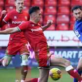 Harrogate Town travel to Walsall this Saturday looking to end a run of eight away matches without a victory. On their previous visit, in 2023, they managed to grab a 1-0 win. Picture: Matt Kirkham