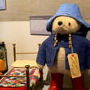 A vintage Paddington Bear in his new home at Newby Hall near Ripon.