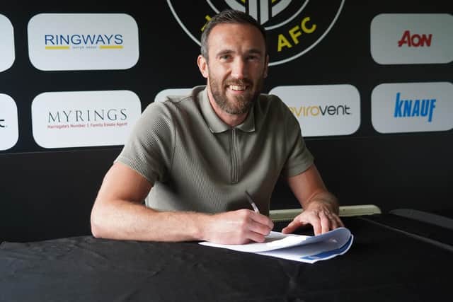 Rory McArdle put pen to paper on a new contract at Wetherby Road in May.