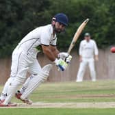 Ali Hasnain Yaqoob hit a quickfire century for Arthington in their Theakston Nidderdale League Division One win over top-of-the-table Ouseburn. Pictures: Gerard Binks