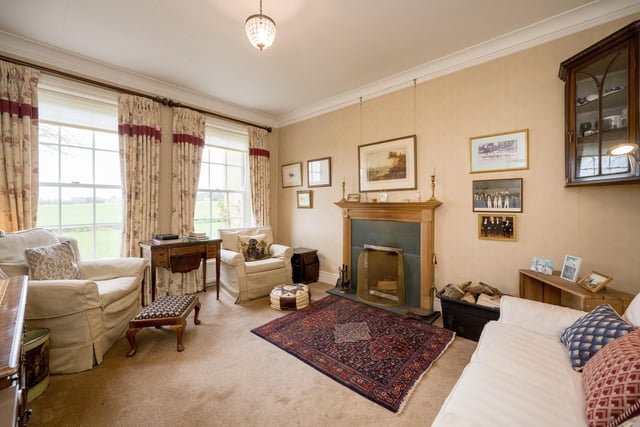 A more cosy room, still with the large windows and extensive views.