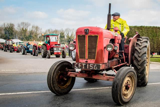 Tractors being put through their paces ahead of Tractor Fest. Photo: Tyler Parker Photography