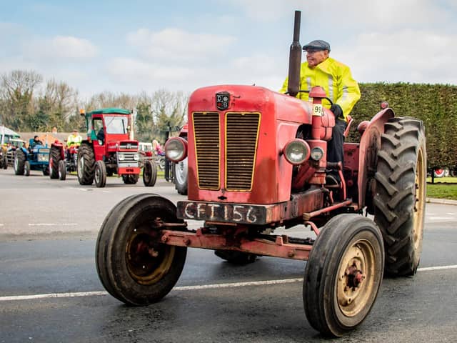 Tractors being put through their paces ahead of Tractor Fest. Photo: Tyler Parker Photography