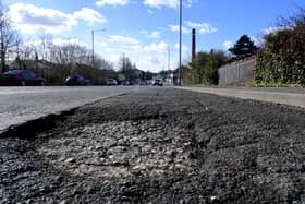 Pothole problem - The FOI information secured by Blackcircles reveals the areas with the most pothole-related accidents. (Picture contributed)