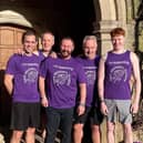 Harrogate estate agents Verity Frearson’s Great North Run team - James Verity, David Stamford, Andy Preston, Matthew Stamford & Josh Burns.