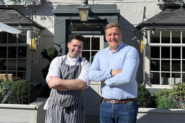 New chef Paul Murphy with Wild Swan co-owner Stephen Lennox. (Picture by Laura Hargreaves)