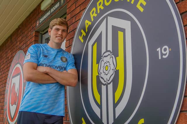 Bolton Wanderers goalkeeper Luke Hutchinson has joined Harrogate Town on a three-month loan deal. Picture: Harrogate Town AFC