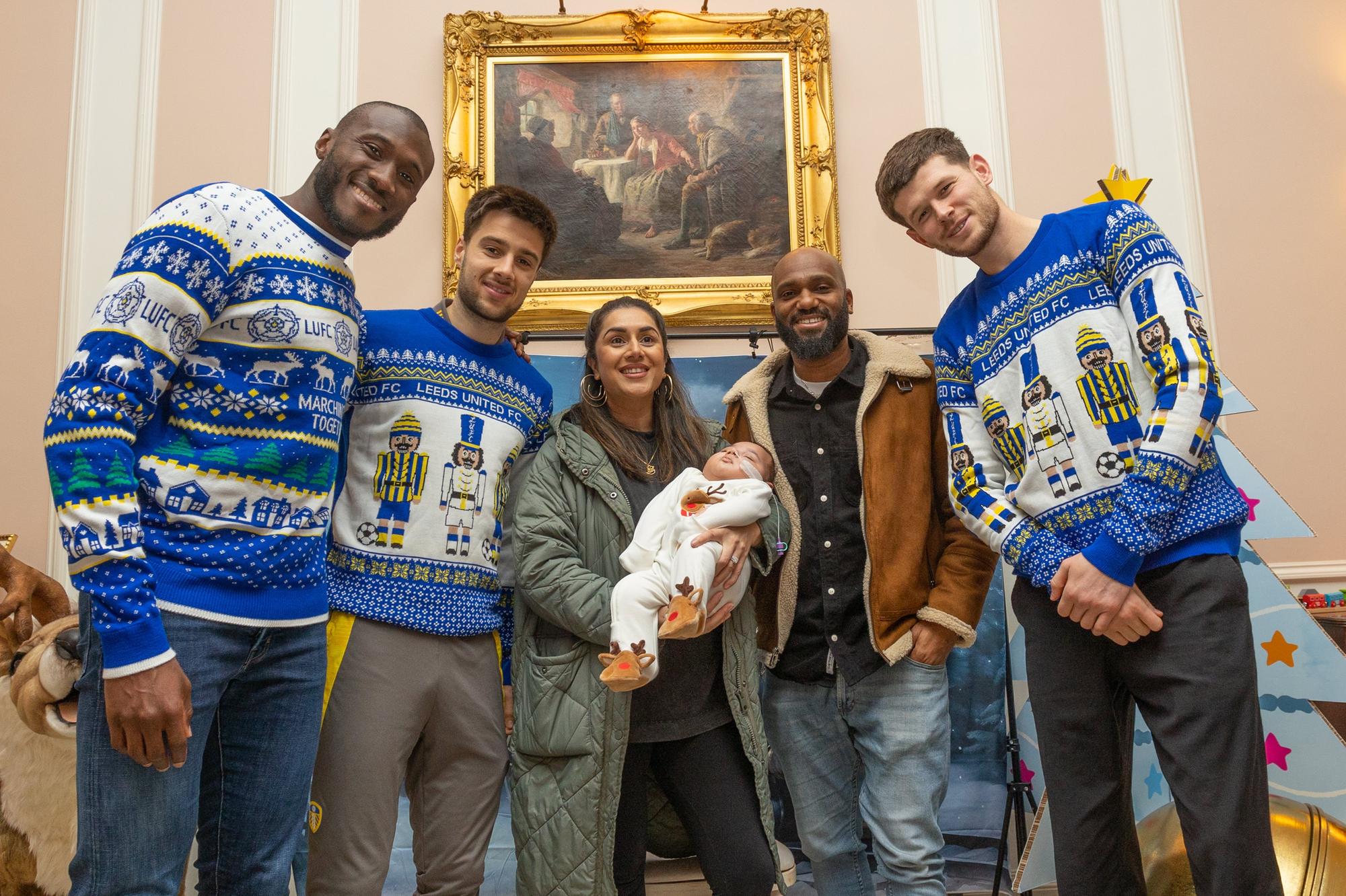 Leeds United players help spread festive cheer at Martin House Children ...