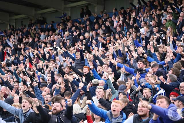 Hartlepool United's crowd is the 'most hostile' in League Two, according to Harrogate Town boss Simon Weaver.