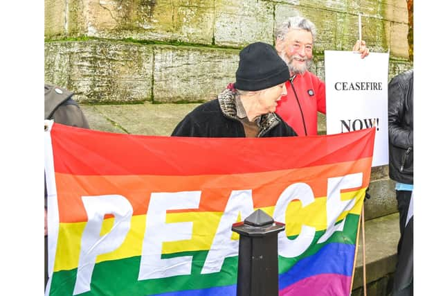 The demonstration will take place between 10am-10:30am every Monday morning, at the cenotaph on the Market Square.