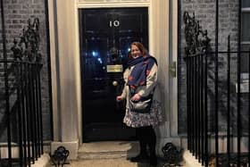 Lucy Price, Service Manager from the Skipton branch, attending a special reception to recognise the hard work and dedication of people from across the social care sector during the pandemic