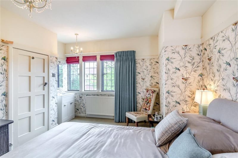 One of the individually styled double bedrooms.