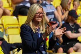 Harrogate Town's chief executive officer, Sarah Barry. Picture: Matt Kirkham