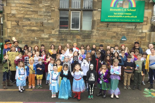 Pupils at Birstwith Church of England Primary School dressed up as their favourite book characters