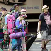 Flashback to a previous Leeds Festival as music fans set off for Bramham Park. ( Picture National World/Simon Hulme)