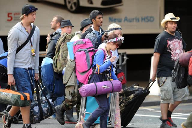 Flashback to a previous Leeds Festival as music fans set off for Bramham Park. ( Picture National World/Simon Hulme)