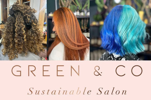 Green & Co are located on Ripon's North Street. The salon takes the number one spot with its combination of sustainability and reputation for a complete salon experience.