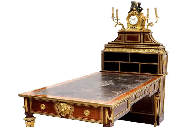 A Late 19th Century Bureau Plat et Cartonnier – Sold for £19,000