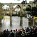 Flashback to a previous year - The much-loved Knaresborough Cricket Club Duck Race is traditionally held on the River Nidd on New Year’s Day for charity. (Picture contributed)