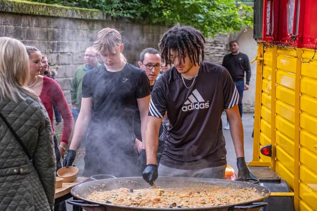 The pop-up Paella restaurant courtesy of Manchega was a feast on the senses.
Photography by Helen Tabor