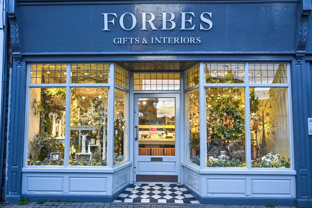 Forbes Gifts and Interiors is located on Westgate in Ripon.  The shop offers a range of stunning, unique gifts and home accessories to suit all ages and budgets.