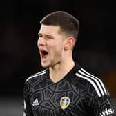 Illan Meslier of Leeds United. 