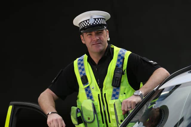 Honoured for services to policing and charity - Sgt Paul Cording, who is part of the roads policing group in Harrogate.