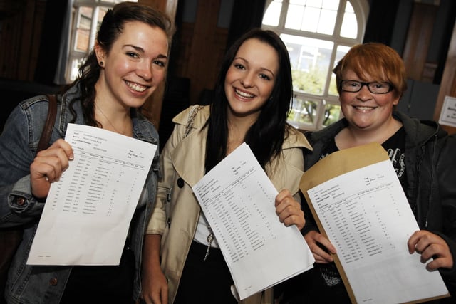 Harrogate Grammar School in 2010 - Megan Parry, Lucie Almond and Charlotte Richardson