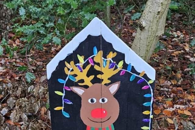 New trail by Pinewoods Conservation Group in Harrogate - The advent doors, designed and built by Harlow Hills Men’s Shed group, have been decorated by local schools, youth groups, businesses and families. (Picture contributed)