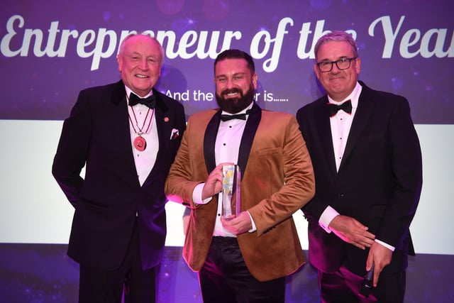 Ben Poole of The Travel Journal who was awarded the Entrepreneur of the Year award in 2022