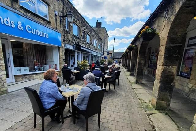 Following the lifting of lockdown restrictions, The Gourmet Cafe in Wetherby used the space on The Shambles for social distancing, but despite calls for it to be made permanent, there were no sign of the al fresco arrangement returning.