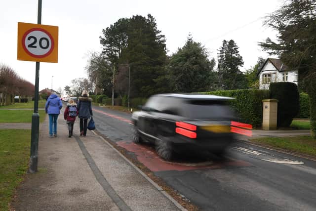 Figures show it is much safer for pedestrians and cyclists if cars drive at 20mph. (Picture Gerard Binks)