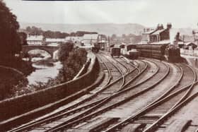 Shining a light on Dales past - A histotoric photograph from Nidderdale Museum of Pateley Bridge's railway heyday when it was the ‘Crewe Junction’ of the North. (Picture contributed)