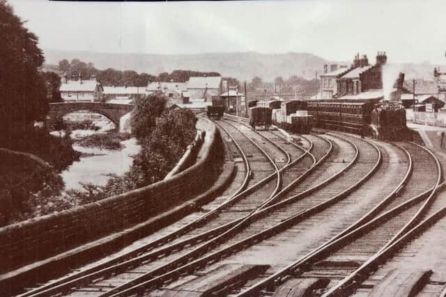 Shining a light on Dales past - A histotoric photograph from Nidderdale Museum of Pateley Bridge's railway heyday when it was the ‘Crewe Junction’ of the North. (Picture contributed)