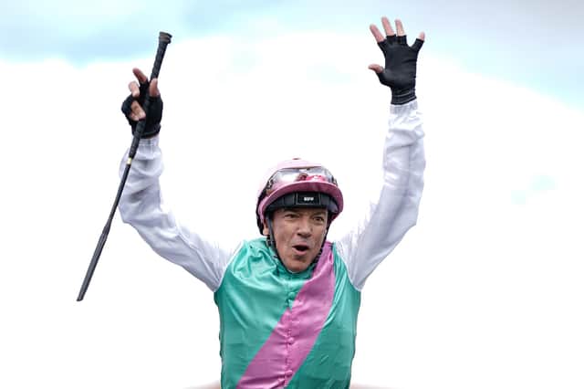 Frankie Dettori is in action at York Racecourse this weekend. Picture: Alan Crowhurst/Getty Images