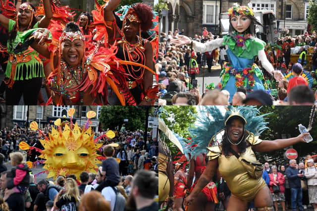 We take a look at 18 bright and colourful photos from a fantastic day at Harrogate Carnival