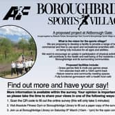 Boroughbridge Sports Village plans to improve the overall health and well-being of the community.