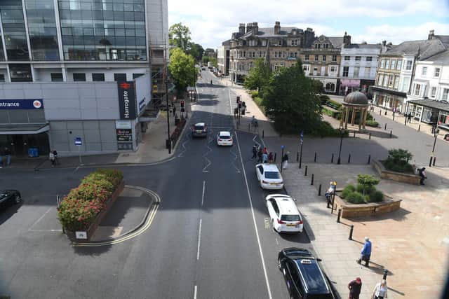 Centre of a political controversy - Harrogate District Cycling Action group’s appeal to members over the future of the Station Parade area comes under the heading “Harrogate Station Gateway in Jeopardy” (Picture National World/Gerard Binks)